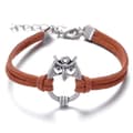 Miniatyrbild 11 av 11: Armband med symbolen "Uggla" i silver - Flera färger
