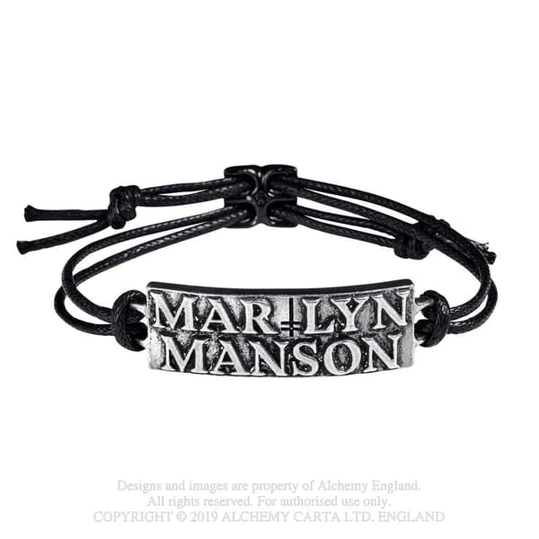 Bracelet: Marilyn Manson - Logo