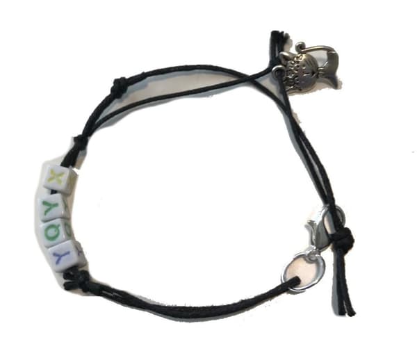 1 söt tråd armband med katt knutar