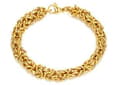 Miniatyrbild 1 av 6: Guld Kejsarlänk armband i rostfritt stål med 18k guldplätering