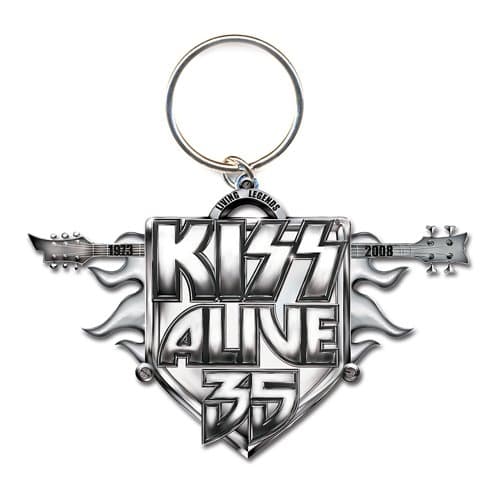 KISS Keychain: Alive 35 Tour (Die-cast Relief)