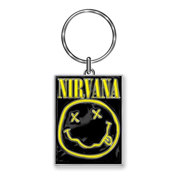 Nirvana Keychain: Smiley (Die-cast Relief)