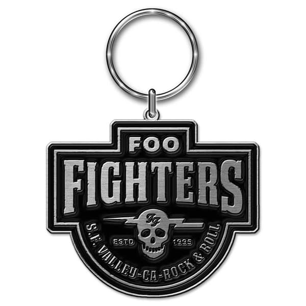 Foo Fighters Keychain: Established 1995 (Die-cast Relief)