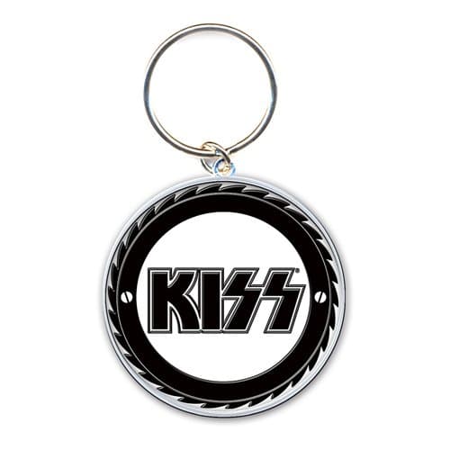 KISS Keychain: Buzzsaw (Enamel In-fill)