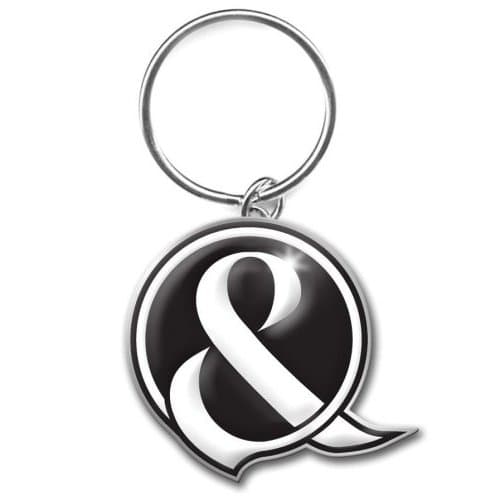 Of Mice & Men Keychain: Ampersand (Enamel In-fill)