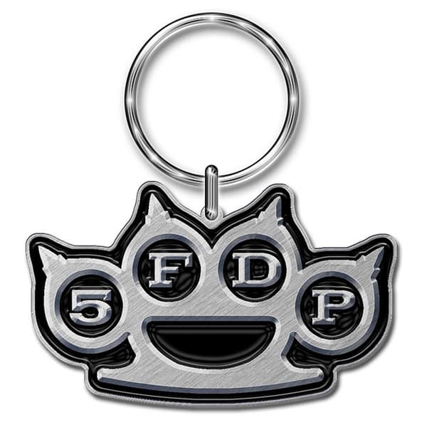 Five Finger Death Punch Keychain: Knuckles (Enamel In-fill)