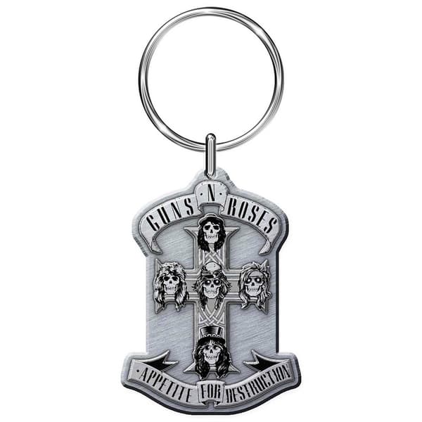 Guns N' Roses Keychain: Appetite (Enamel In-fill)