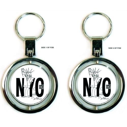 John Lennon Keychain: Power to the People (Spinner)