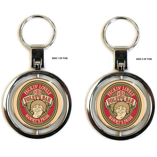 Mrs Brown's Boys Keychain: Foley's Bar (Spinner)