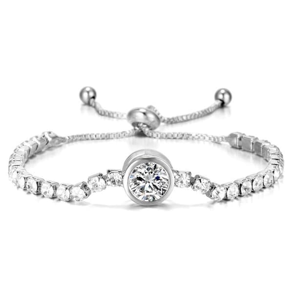 Smukt armbånd med zirkon luksus gave 18k forgyldning
