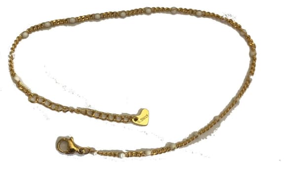 ett söt armband eller fotlänk pärlmönster