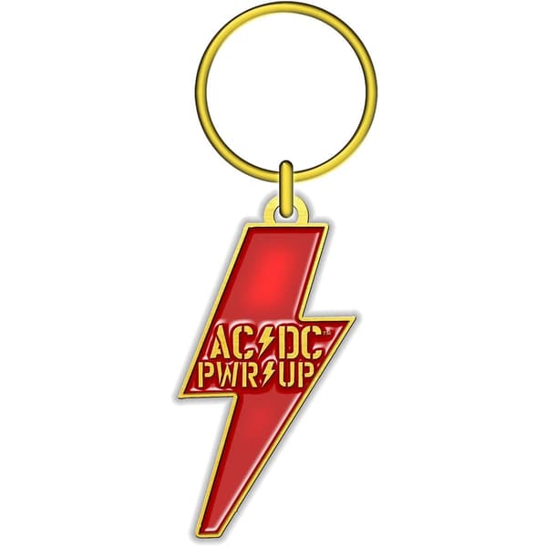 AC/DC Keychain: PWR-UP (Die-cast Relief)