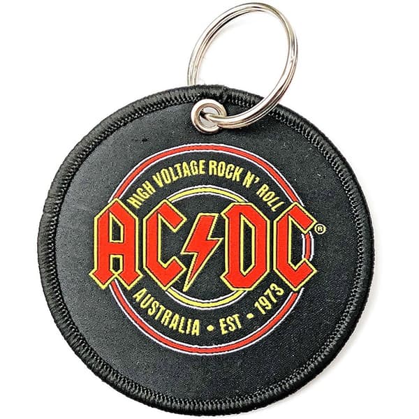 AC/DC Keychain: Est. 1973 (Double Sided Patch)
