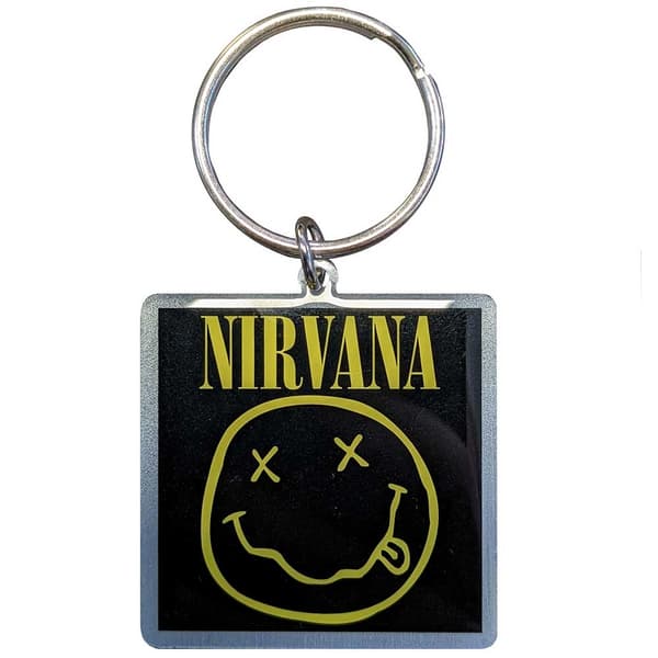 Nirvana Keychain: Smiley (Photo Print)