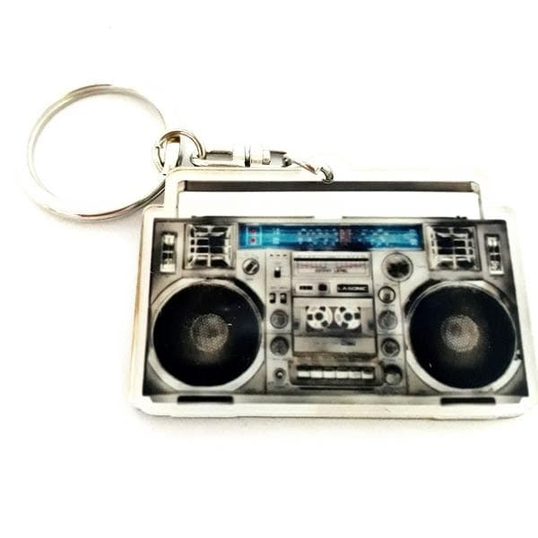 Keychain: 80's Stereo Boombox