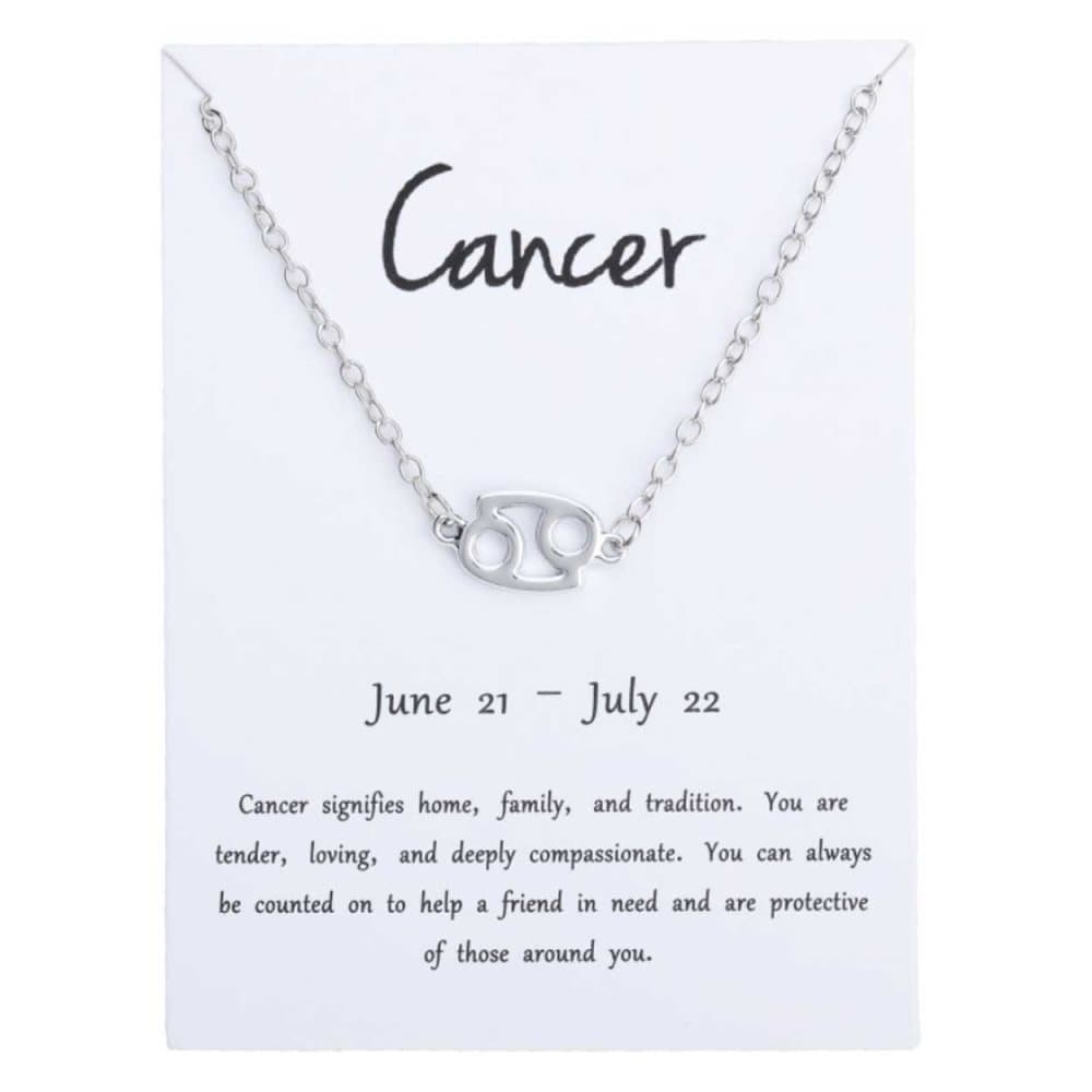 Gåvoarmband Stjärntecken Kräftan Cancer Armband Silver
