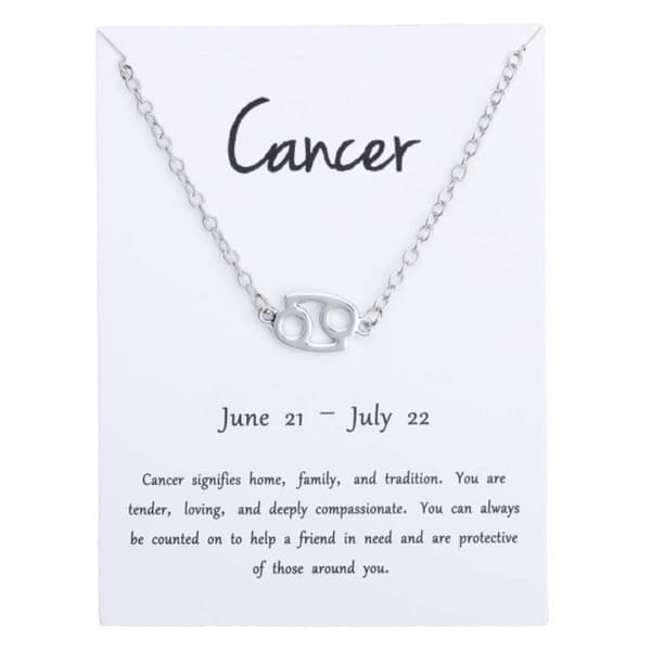Gåvoarmband Stjärntecken Kräftan Cancer Armband Silver