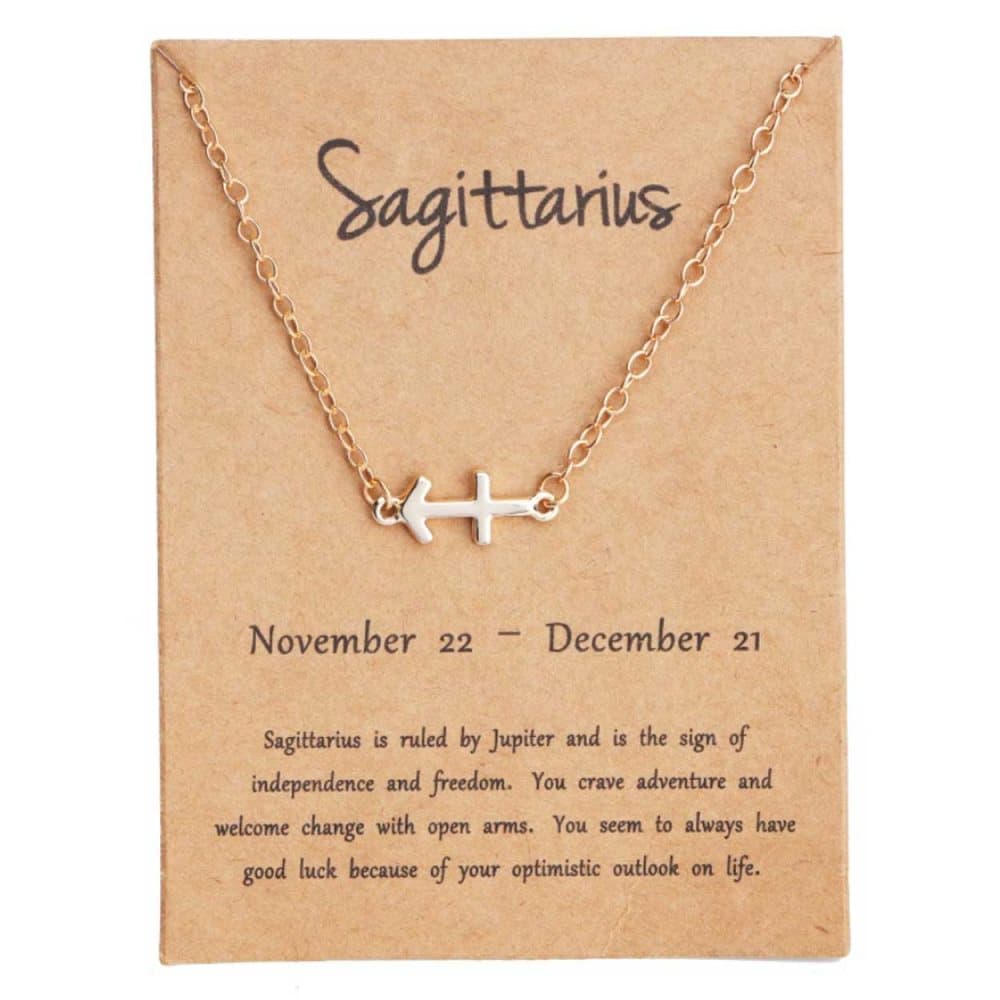 Gåvoarmband Stjärntecken Skytten Sagittarius Armband Guld