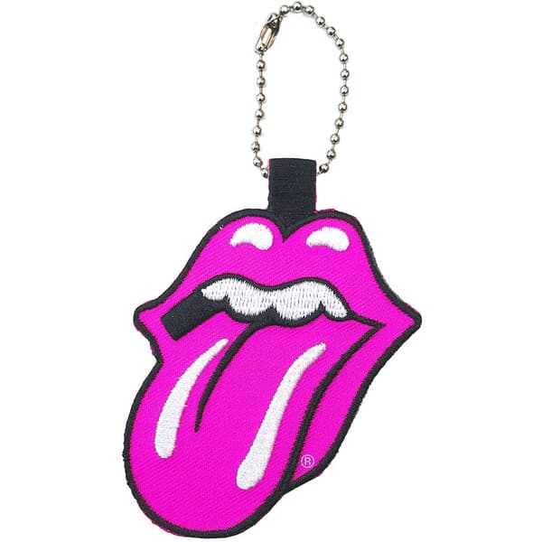 The Rolling Stones Keychain: Classic Tongue (Patch)