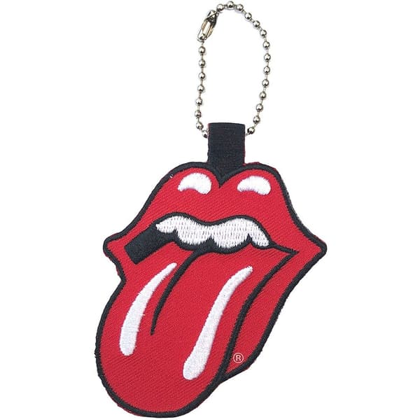 The Rolling Stones Keychain: Classic Tongue (Patch)