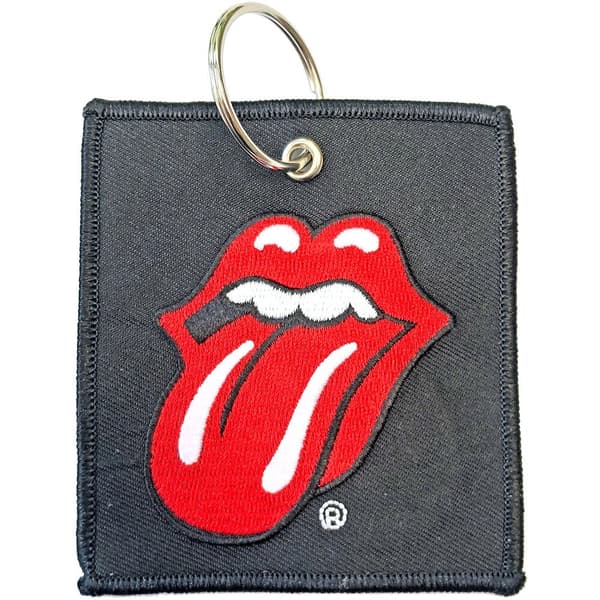 The Rolling Stones Keychain: Classic Tongue (Patch)