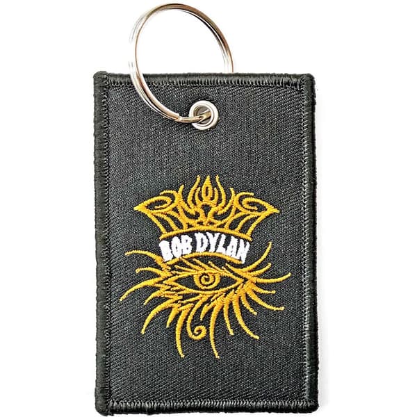 Bob Dylan Keychain: Eye Icon (Double Sided Patch)