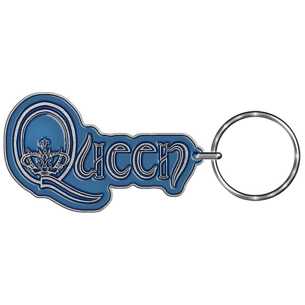 Queen Keychain: Logo (Die-cast Relief)