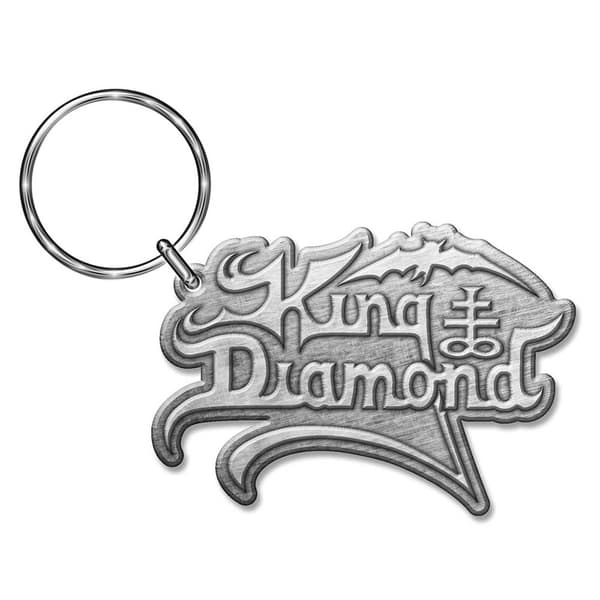 King Diamond Keychain: Logo (Die-cast Relief)