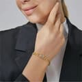 Miniatyrbild 2 av 5: Lyxigt 18K guldpläterat armband med zircon kuber Hip hop