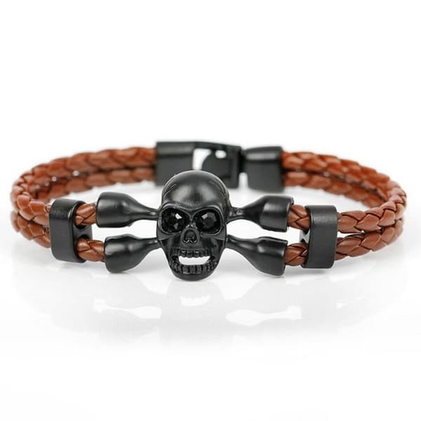 Stilsäkert Slittåligt Rockigt Döskalle Skull Armband
