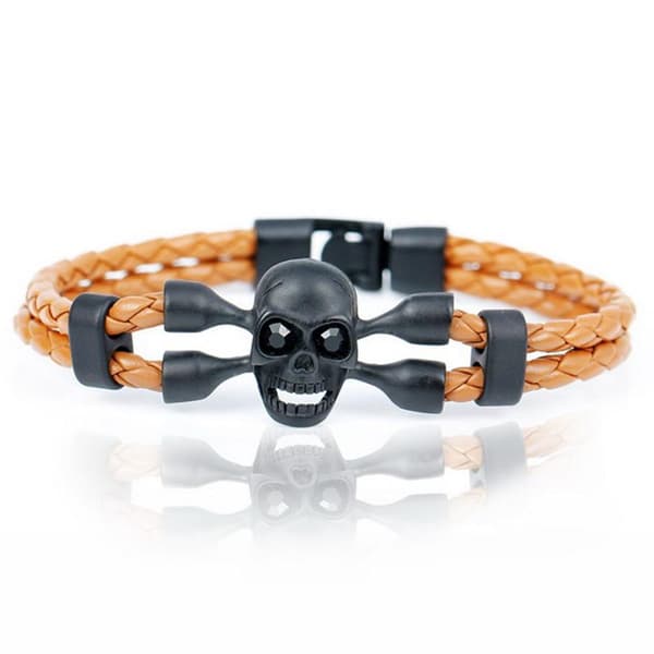 Stilsäkert Slittåligt Rockigt Döskalle Skull Armband