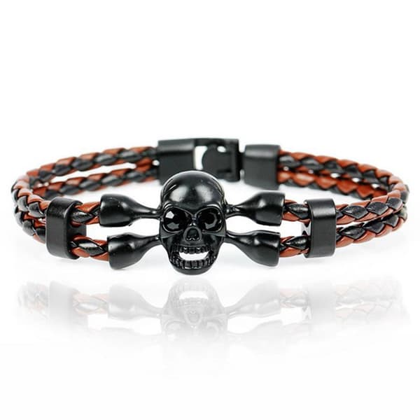 Stilsäkert Slittåligt Rockigt Döskalle Skull Armband