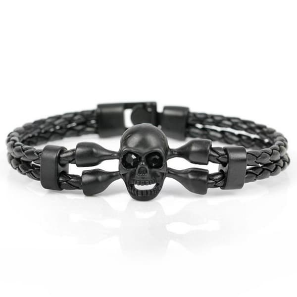 Stilsäkert Slittåligt Rockigt Döskalle Skull Armband