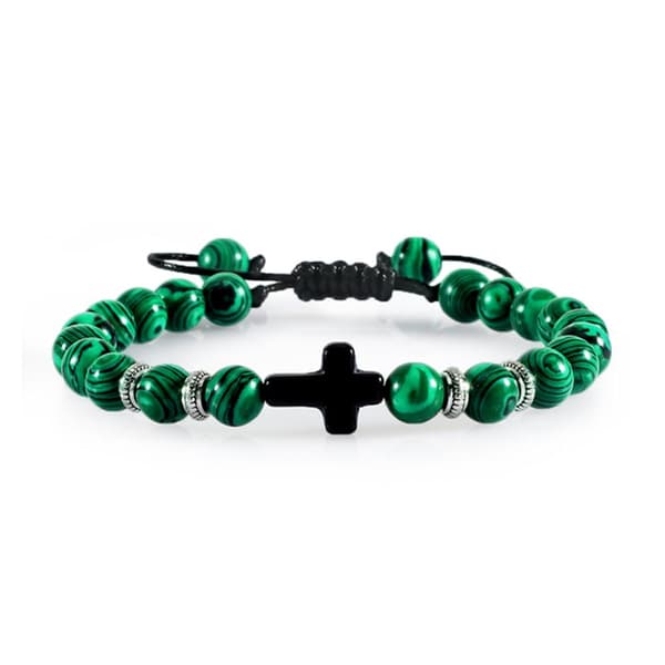 Stilsäkert Slittåligt Unikt Kularmband Malachite