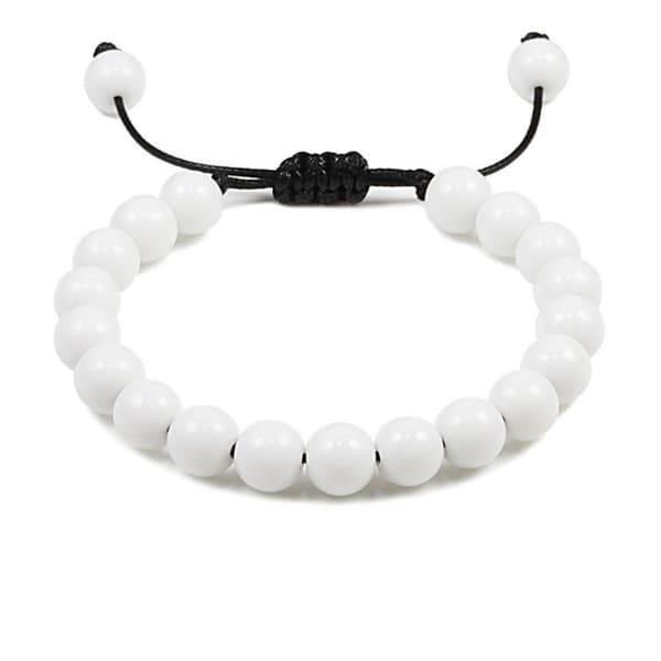 Stilrent Slittåligt Stenkulors Armband