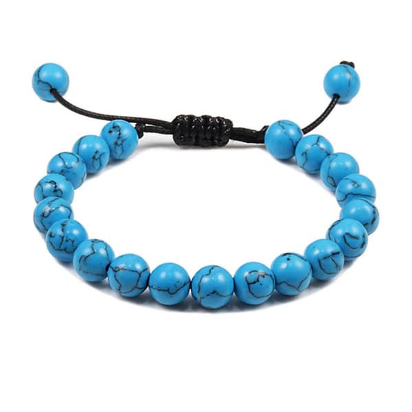 Stilrent Slittåligt Stenkulors Armband