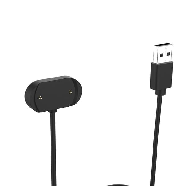 INF USB oplader til Amazfit GTR 3/GTR 3 Pro / GTS 3 Sort