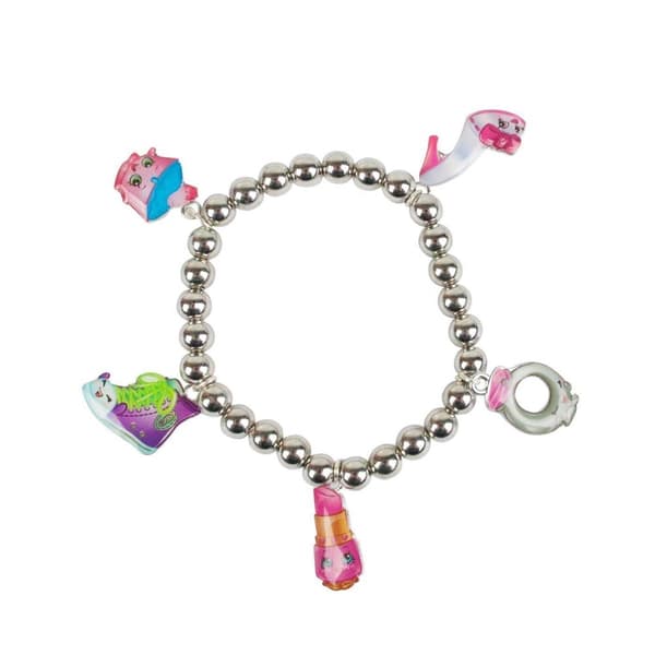 Shopkins Girls Series 3 Charm Bracelet Silver One Size