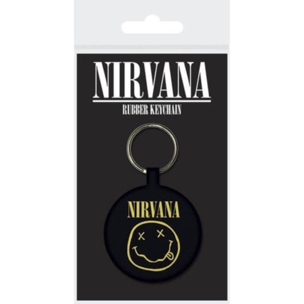 Nirvana Smiley: (Vävd Nyckelring)