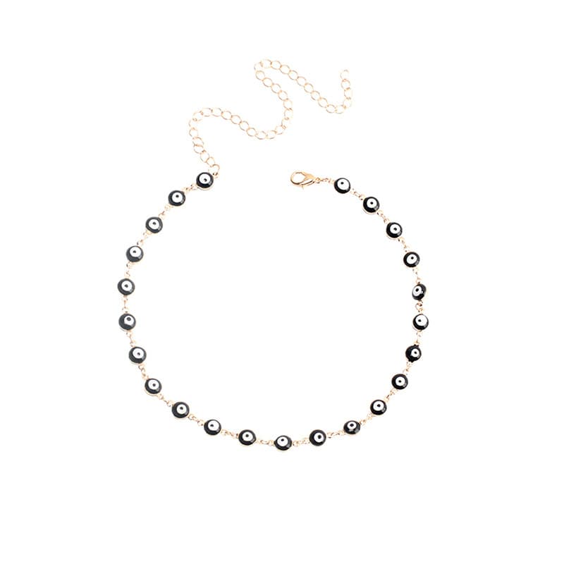 Evil Eye Halsband Svart
