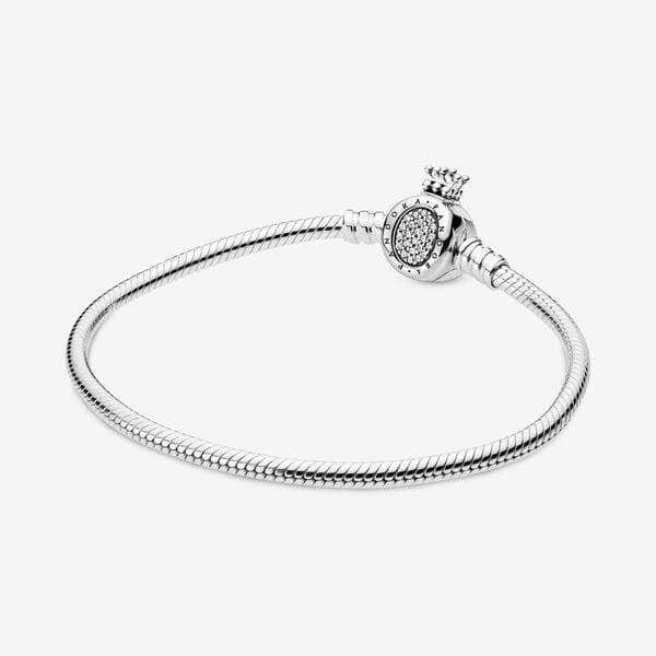 Pandora Moments Crown O Solki Käärmeketju Rannekoru 20 cm