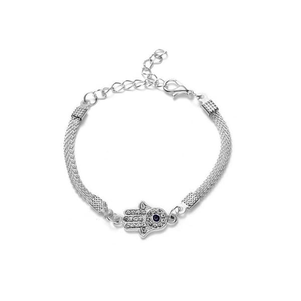 INF Onda ögat armband Silver