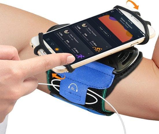 Running Phone Holder Universal - Sports Armband - Universal Phone Holder - Running Band - Sports Band - bekvämt och andningsbart