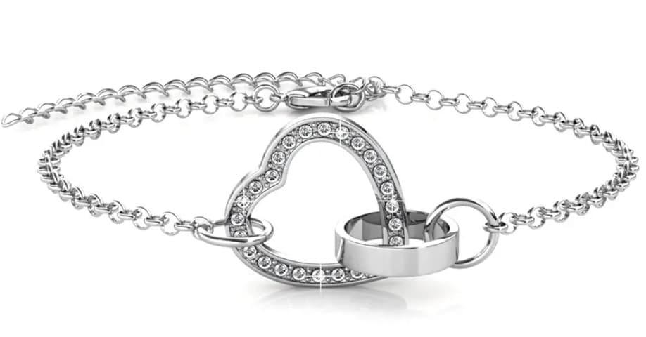 Armband med hjärta