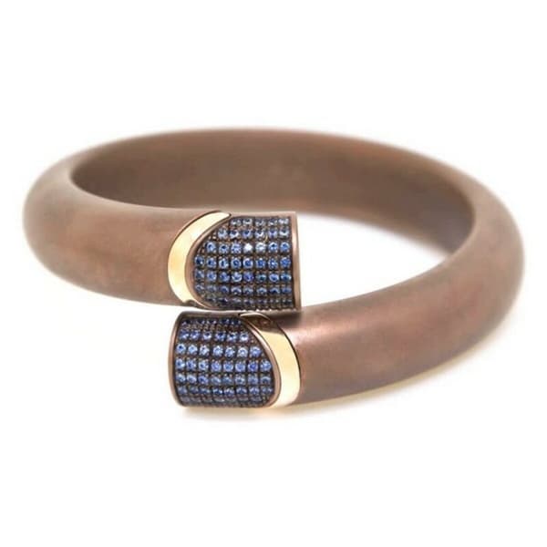 Armbånd til kvinder TheRubz KCRBB0 Sterling sølv (19 cm) - Lysebrun
