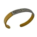 Miniatyrbilde 2 av 2: Bracelet stainless steel text 'Bahebak' Arabic for men adjustable