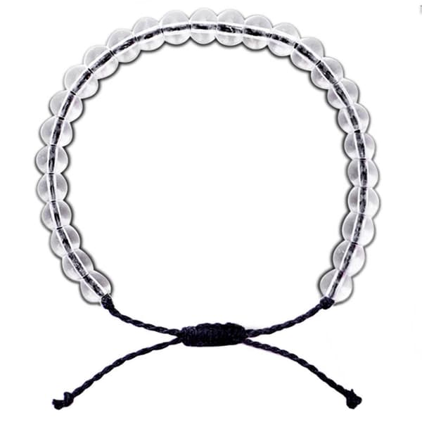 Glassperler armbånd Bohemian Sort