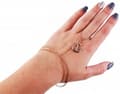 Miniatyrbild 1 av 2: 2i1 Smycke - Guld Handsmycke/Handkedja - Armband & Ring - Ankare