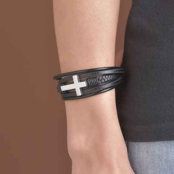 Stilsäkert Armband KORS i PU-läder