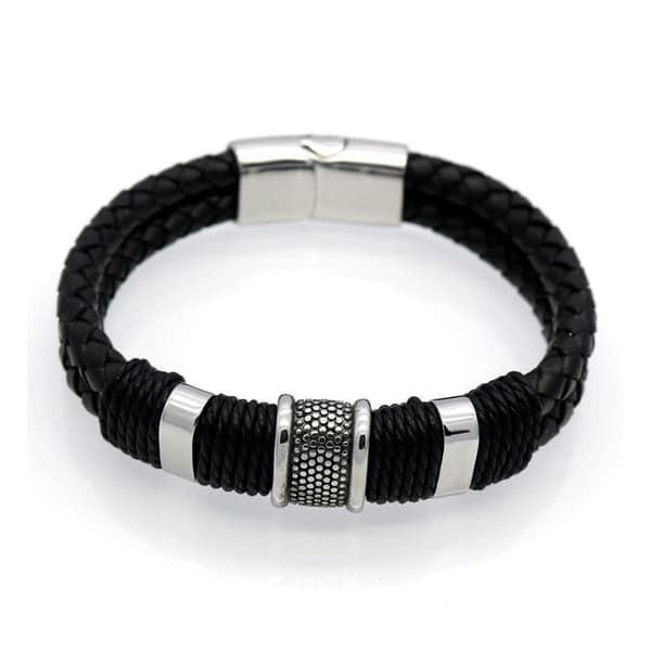 Stilrena Armband i Flätat PU-Läder